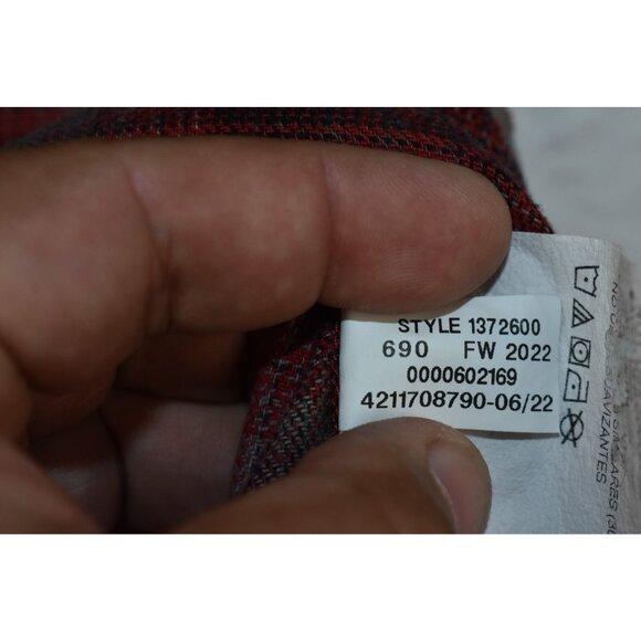 Under Armour UA Tradesman Flex LS Men's Shirt Size L Red Plaid Flannel Snap Up - Picture 12 of 14